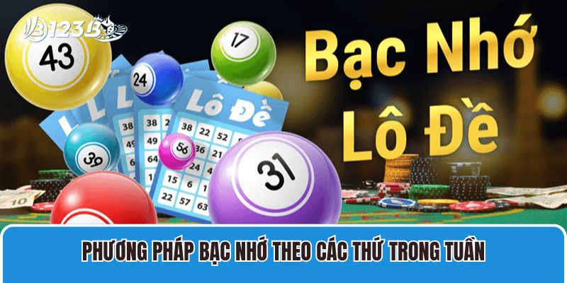 Phương pháp bạc nhớ theo các thứ trong tuần
