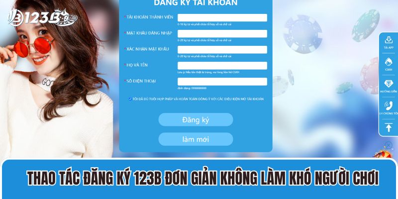 123B - Link Vào Nhà Cái 123B Nhanh Nhất Chính Thức 2025 15 Thao tác đăng ký 123B đơn giản không làm khó người chơi