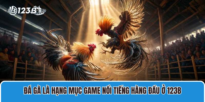 Đá gà là hạng mục game nổi tiếng hàng đầu ở 123B