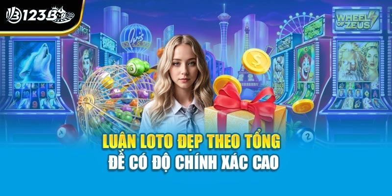 Luận loto đẹp theo tổng đề có độ chính xác cao