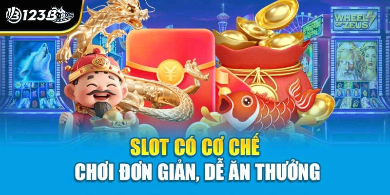Nổ Hũ Đổi Thưởng - Chinh Phục Vòng Quay, Rinh Quà Lớn 123B 3 Slot có cơ chế chơi đơn giản, dễ ăn thưởng