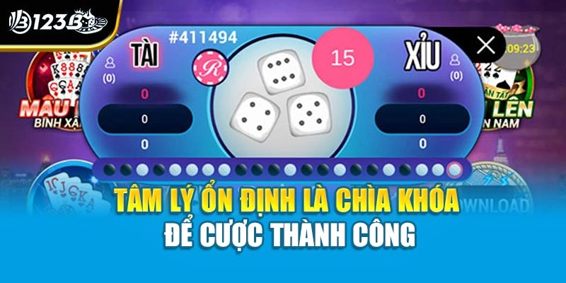 Tài Xỉu Siêu Tốc – Cược Nhanh, Thắng Lớn Trong Vài Giây 4 Tâm lý ổn định là chìa khóa để cược thành công