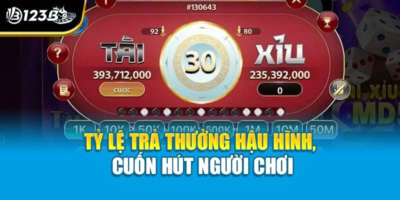 Tài Xỉu Siêu Tốc – Cược Nhanh, Thắng Lớn Trong Vài Giây 3 Tỷ lệ trả thưởng hậu hĩnh, cuốn hút người chơi